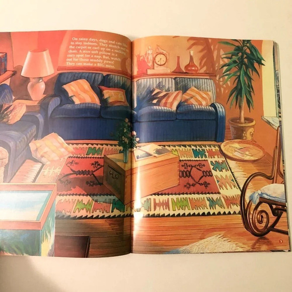 Vintage Stick Play and  Read Pets The Fun Learning Panini Book Animals - Picture 9 of 16